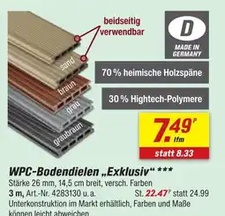 toom Baumarkt Wpc-bodendielen exklusiv Angebot