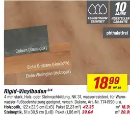 toom Baumarkt Rigid-vinylboden holzoptik Angebot