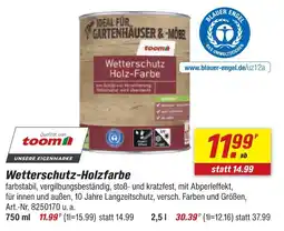 toom Baumarkt Toom wetterschutz-holzfarbe 750 ml Angebot