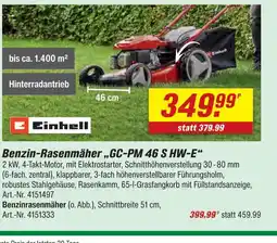 toom Baumarkt Einhell benzin-rasenmäher gc-pm 46 s hw-e Angebot