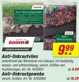 toom Baumarkt Toom anti-unkrautvlies Angebot