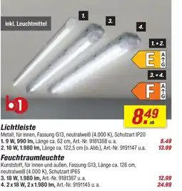 toom Baumarkt B1 lichtleiste 9 w Angebot