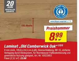toom Baumarkt Laminat old camberwick oak Angebot
