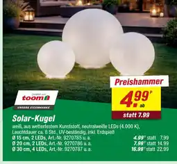 toom Baumarkt Toom solar-kugel Angebot