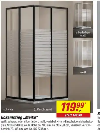 toom Baumarkt Eckeinstieg meike Angebot