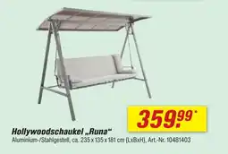 toom Baumarkt Hollywoodschaukel runa Angebot