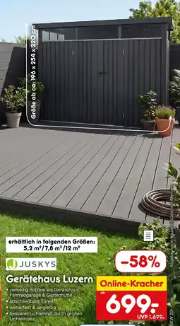 Netto Marken-Discount Juskys gerätehaus luzern Angebot