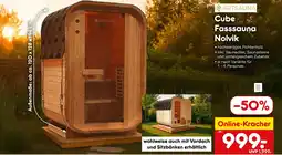 Netto Marken-Discount Artsauna cube fasssauna nolvik Angebot