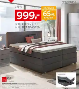 XXXLutz Moderano boxspringbett inkl. bettkasten Angebot