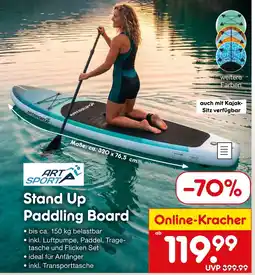 Netto Marken-Discount Artsport stand up paddling board Angebot