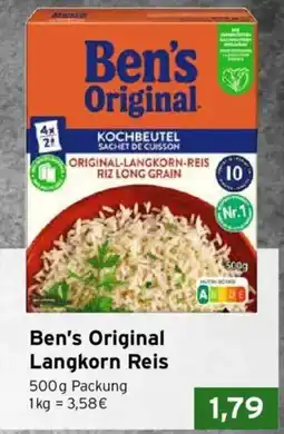 CAP Markt Ben's Original Langkorn Reis Angebot