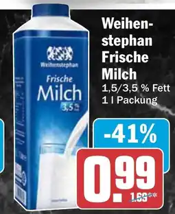 AEZ Weihenstephan Frische Milch Angebot