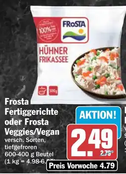AEZ Frosta Fertiggerichte oder Frosta Veggies/Vegan Angebot