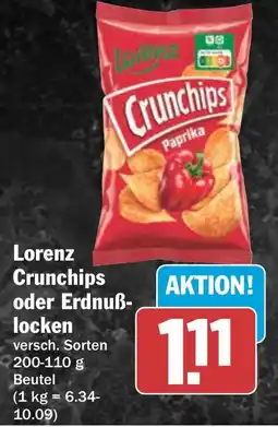 AEZ Lorenz Crunchips oder Erdnuẞlocken Angebot