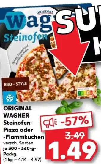 ORIGINAL WAGNER Steinofen Pizza oder Flammkuchen