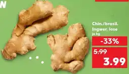 Kaufland Chin./brasil. Ingwer, lose Angebot