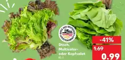Kaufland Dtsch. Multicolor oder Kopfsalat Angebot