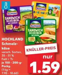 Kaufland HOCHLAND Schmelzkäse Angebot