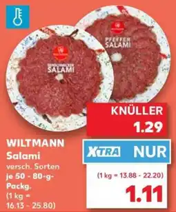 Kaufland WILTMANN Salami Angebot
