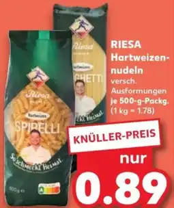 Kaufland RIESA Hartweizennudeln Angebot