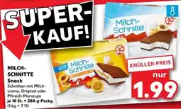 Kaufland MILCHSCHNITTE Snack Angebot