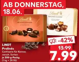 Kaufland LINDT Pralinés Angebot
