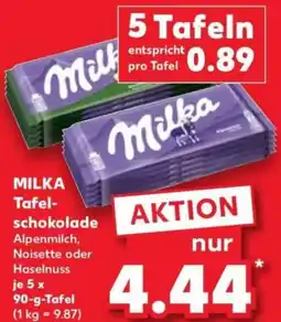 Kaufland MILKA Tafelschokolade Angebot