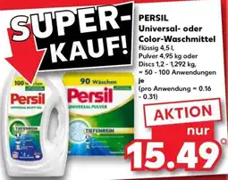 Kaufland PERSIL Universal oder Color-Waschmittel Angebot