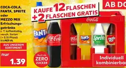 Kaufland COCA-COLA, FANTA, SPRITE oder MEZZO MIX Erfrischungsgetränke Angebot
