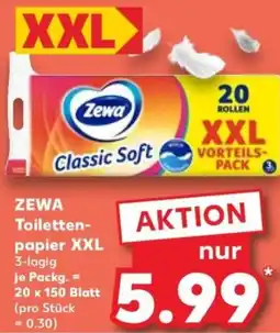 Kaufland ZEWA Toilettenpapier XXL Angebot