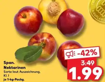 Kaufland Span. Nektarinen Angebot