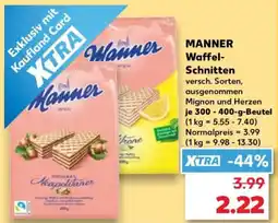 Kaufland MANNER Waffel Schnitten Angebot