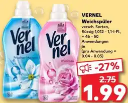 Kaufland VERNEL Weichspüler Angebot