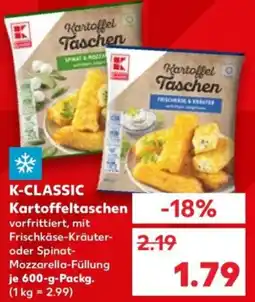 Kaufland K-CLASSIC Kartoffeltaschen Angebot