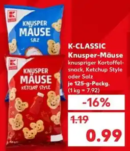 Kaufland K-CLASSIC Knusper-Mäuse Angebot