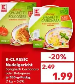 Kaufland K-CLASSIC Nudelgericht Angebot