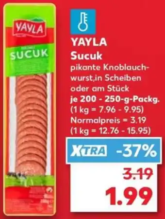 Kaufland YAYLA Sucuk Angebot