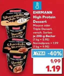 Kaufland EHRMANN High Protein Dessert Angebot