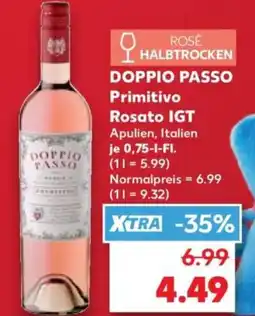 Kaufland DOPPIO PASSO Primitivo Rosato IGT Angebot