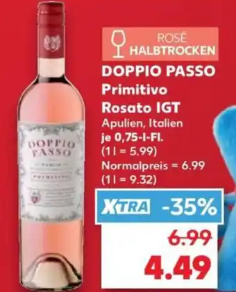 Kaufland DOPPIO PASSO Primitivo Rosato IGT Angebot