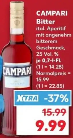 Kaufland CAMPARI Bitter Angebot