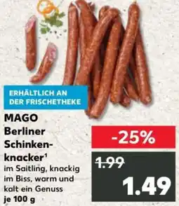 Kaufland MAGO Berliner Schinkenknacker Angebot