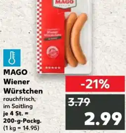 Kaufland MAGO Wiener Würstchen Angebot
