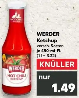 Kaufland WERDER Ketchup Angebot