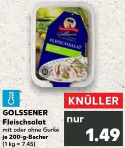 Kaufland GOLSSENER Fleischsalat Angebot