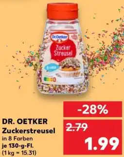 Kaufland DR. OETKER Zuckerstreusel Angebot