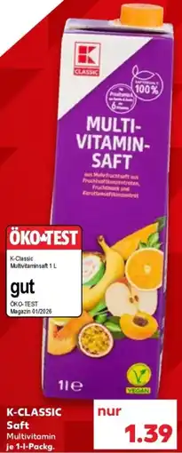 Kaufland K-CLASSIC Saft Angebot