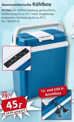 Sonderpreis Baumarkt thermoelektrische Kühlbox Angebot