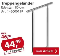 Sonderpreis Baumarkt Treppengeländer Angebot