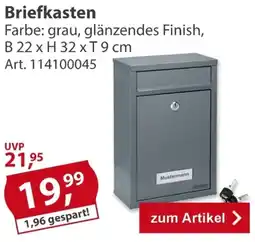 Sonderpreis Baumarkt Briefkasten Angebot